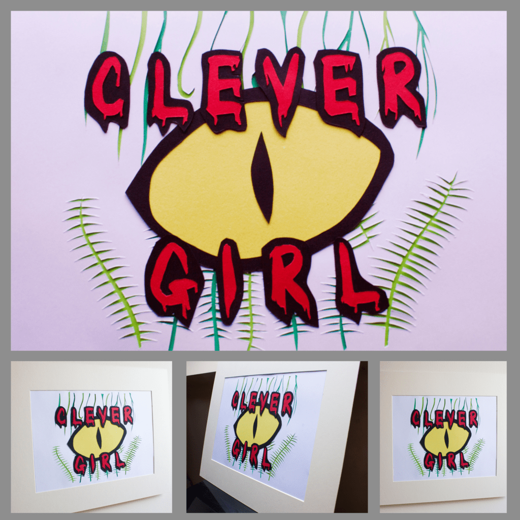 Clever Girl artwork inspired by Jurassic Park by BreakfastMunkii