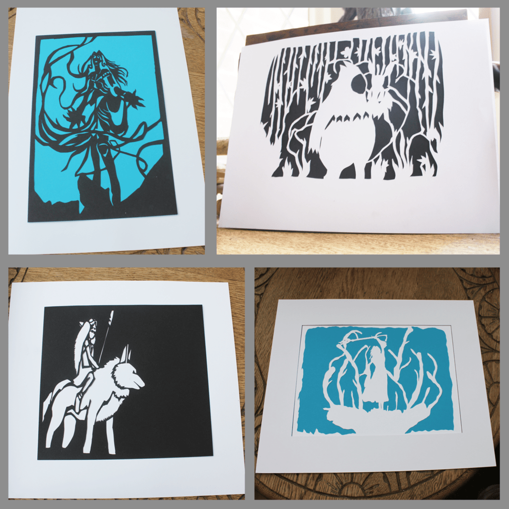 Various papercuts by BreakfastMunkii